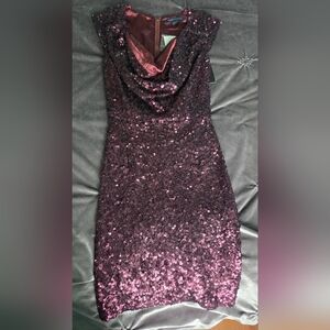 Glamorous Sequin Mini Dress in Sparkling Pink